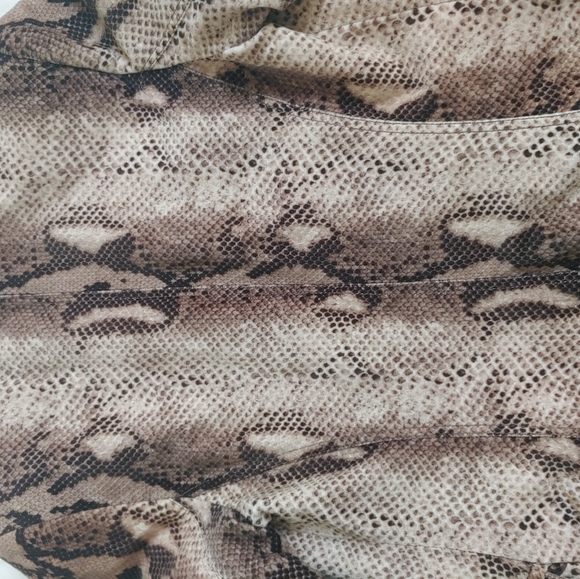 Javier Simorra brown reptile print blazer - Picture 6 of 6